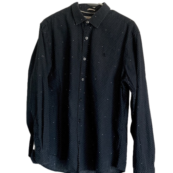 Original penguin size, large heritage, slim, fit men’s button-down shirt - Picture 1 of 4